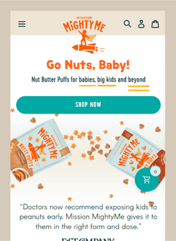 Baby Product Brand-eCommerce Maintenance and Support-Mission Mighty Me.