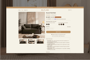 SolPlace-The Sofa Bed Perfected, Spill proof, Water-resistant fabric prevents spills from soaking in just wipe clean with a damp cloth or mild cleaner for daily ease