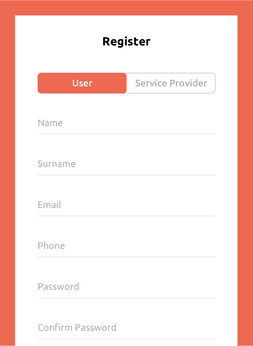 User Registration - Beauty Care Service Providers at Home