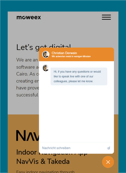 Live Chat Integration- WordPress Development - Moweex