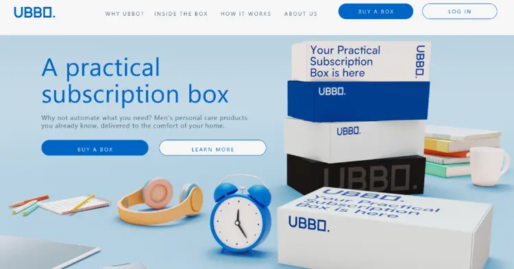 Men's Care Subscription Box WooCommerce Development UBBO Shop