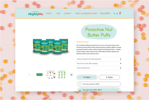 Product Detail Page-Baby Food Product-Shopify Store Development