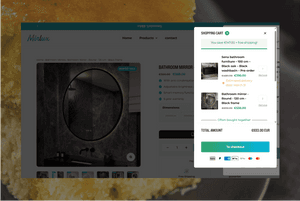 Mirlux cosmetic mirror with enlargement wall mounted impresses with its robust, durable material and an elegant look