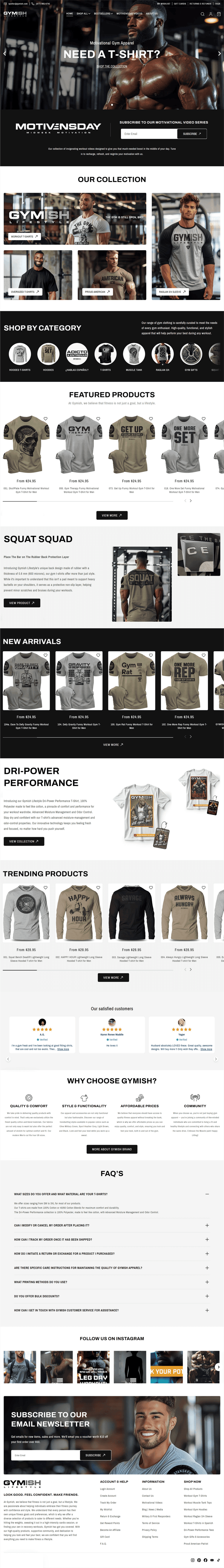 Gymish - Store Conversion Optimization by Techtic