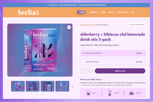 Brelixi-Design attractive product page for the user engagement