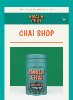 Product Detail Page-Authentic Masala Chai-Amala Chai
