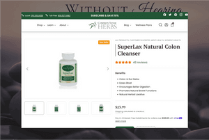 SuperLax Natural Colon Cleanser - Natural Herbal Laxative