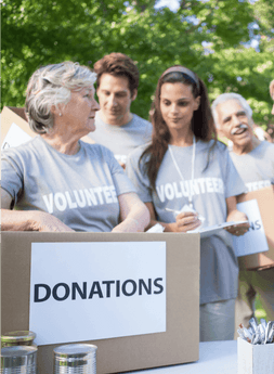 A group of volunteers