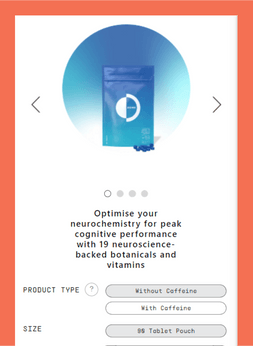 Dome Technologies Product Display - Nootropics-Shopify Development