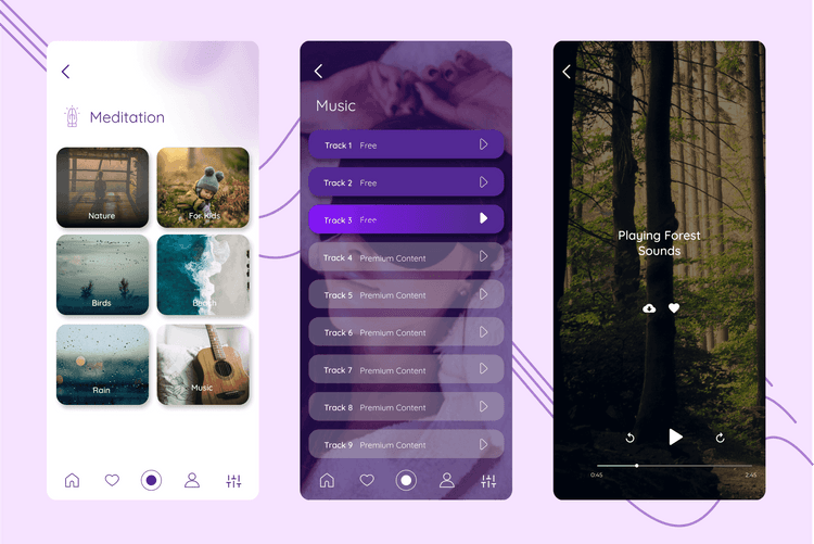 Mindful Meditation Mobile Application Development - The Balm App