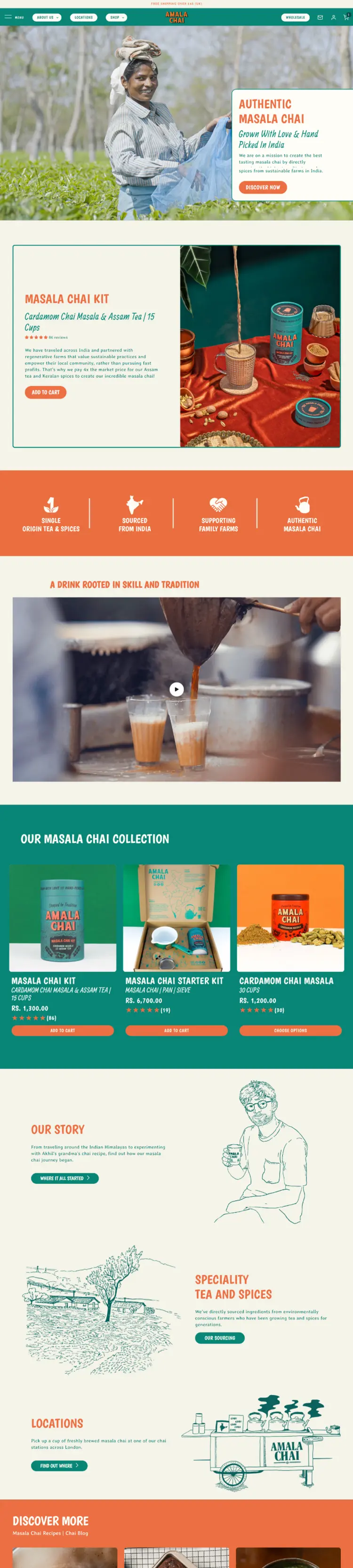 Authentic Masala Chai UK-Amala Chai