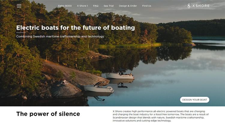 X-Shore - Immersive Experience To Customize And Buy Electric Boat