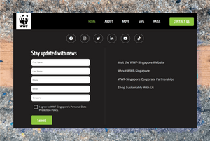 Newsletter Management-WordPress Development-WWF Singapore