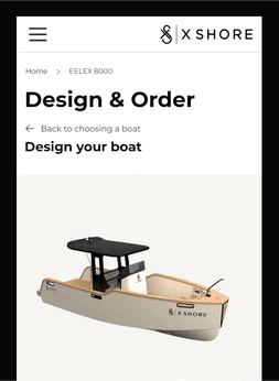 Interactive Boat Design - Magento Development-Xshore