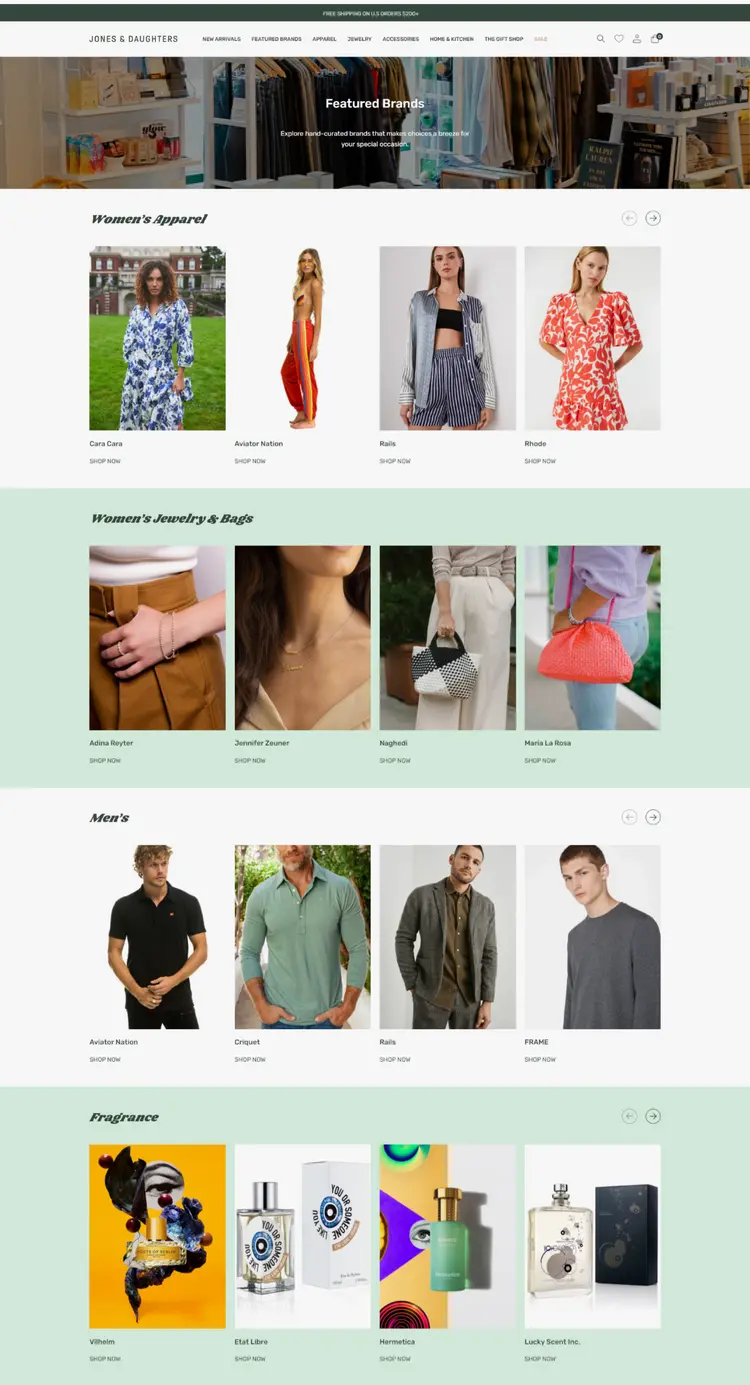 Shopify Fashion Store Development