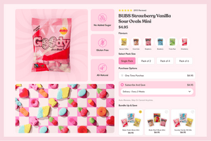 ScandyCandy-Product page enhancement for providing smooth and clear information about the products